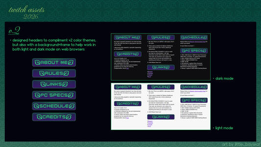 Current Twitch Assets