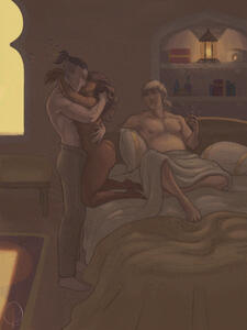 #KissArtFebruary inspired by “Tamara and the Demon”
